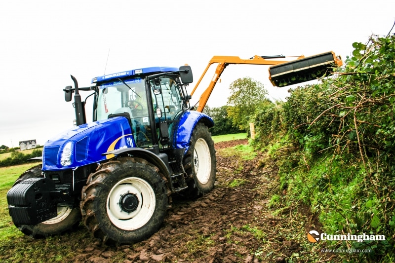 Blue Tractor Bonnet Cover for New Holland T6030