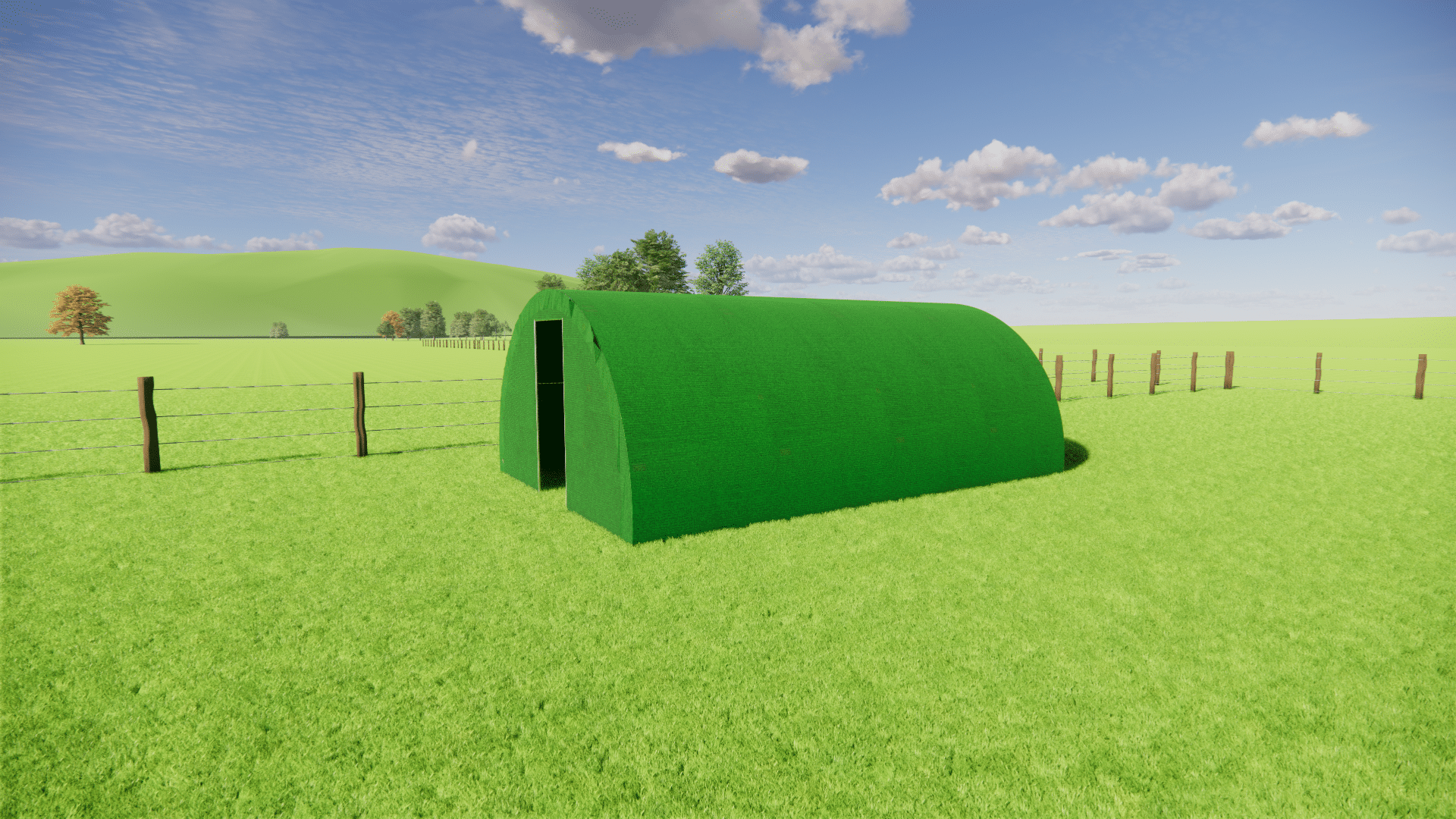 Green Polytunnel Covers for Crop Protection 2