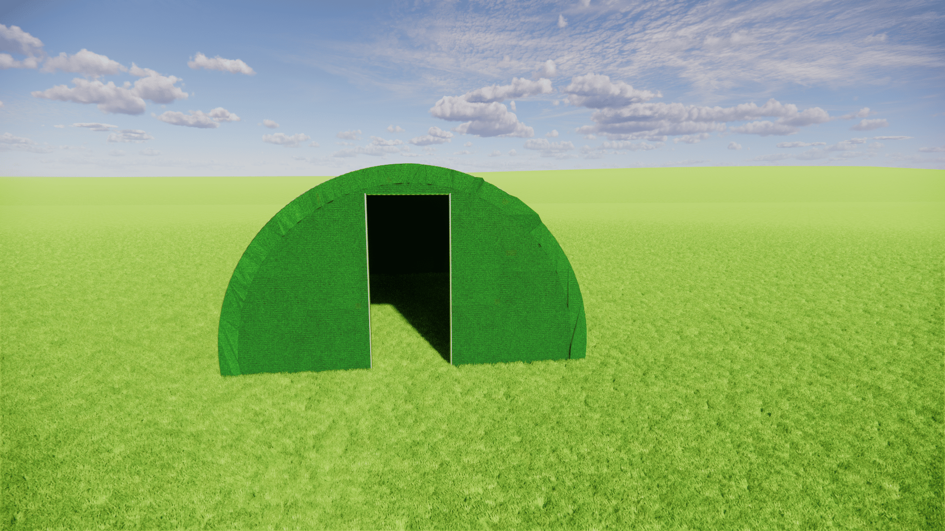 Green Polytunnel Covers for Crop Protection 1