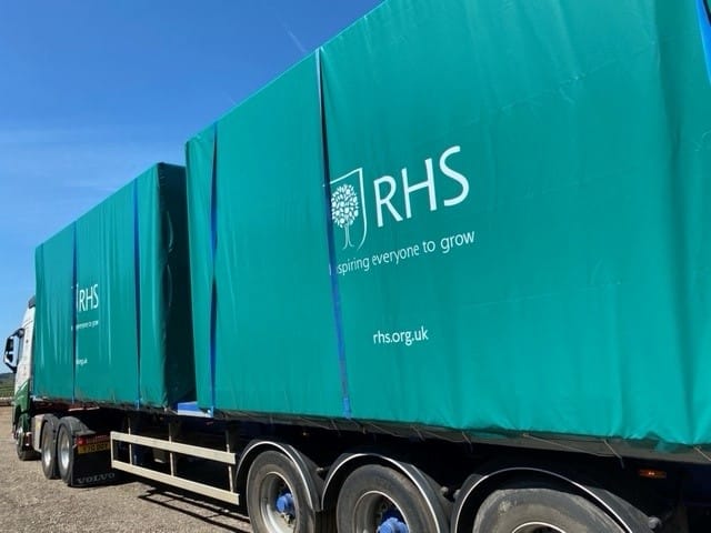 Green Modular Building Cover for (RHS) Royal Horticultural Society