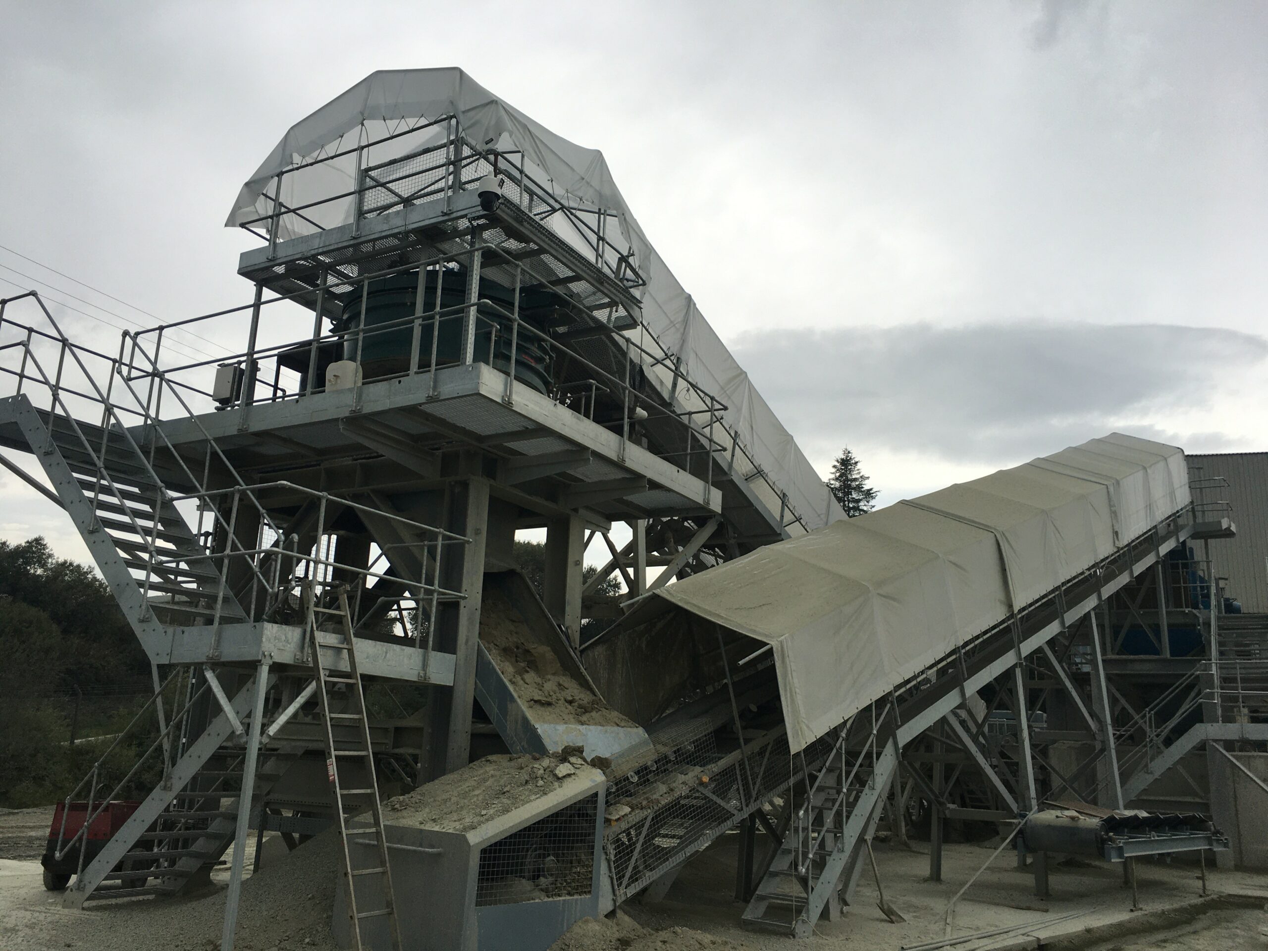 White Quarry Conveyor Covers for Lough Fea 3