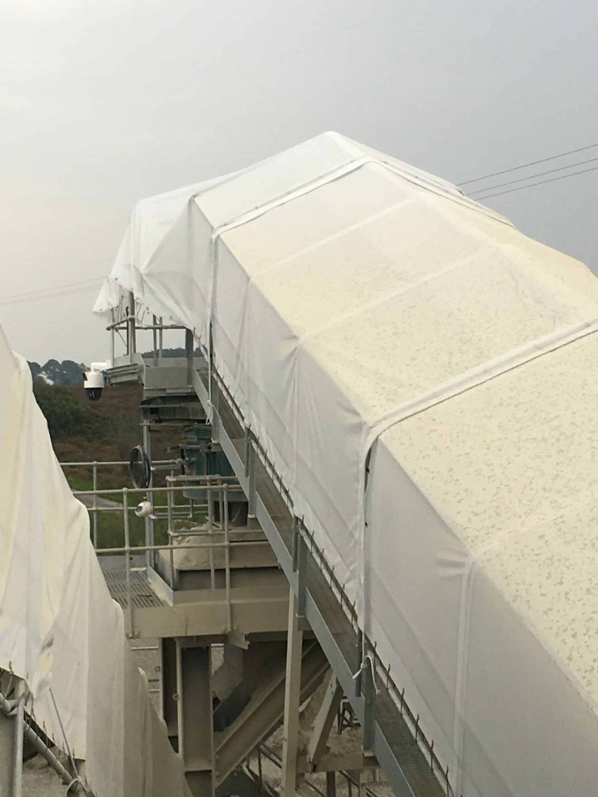 White Quarry Conveyor Covers for Lough Fea 2