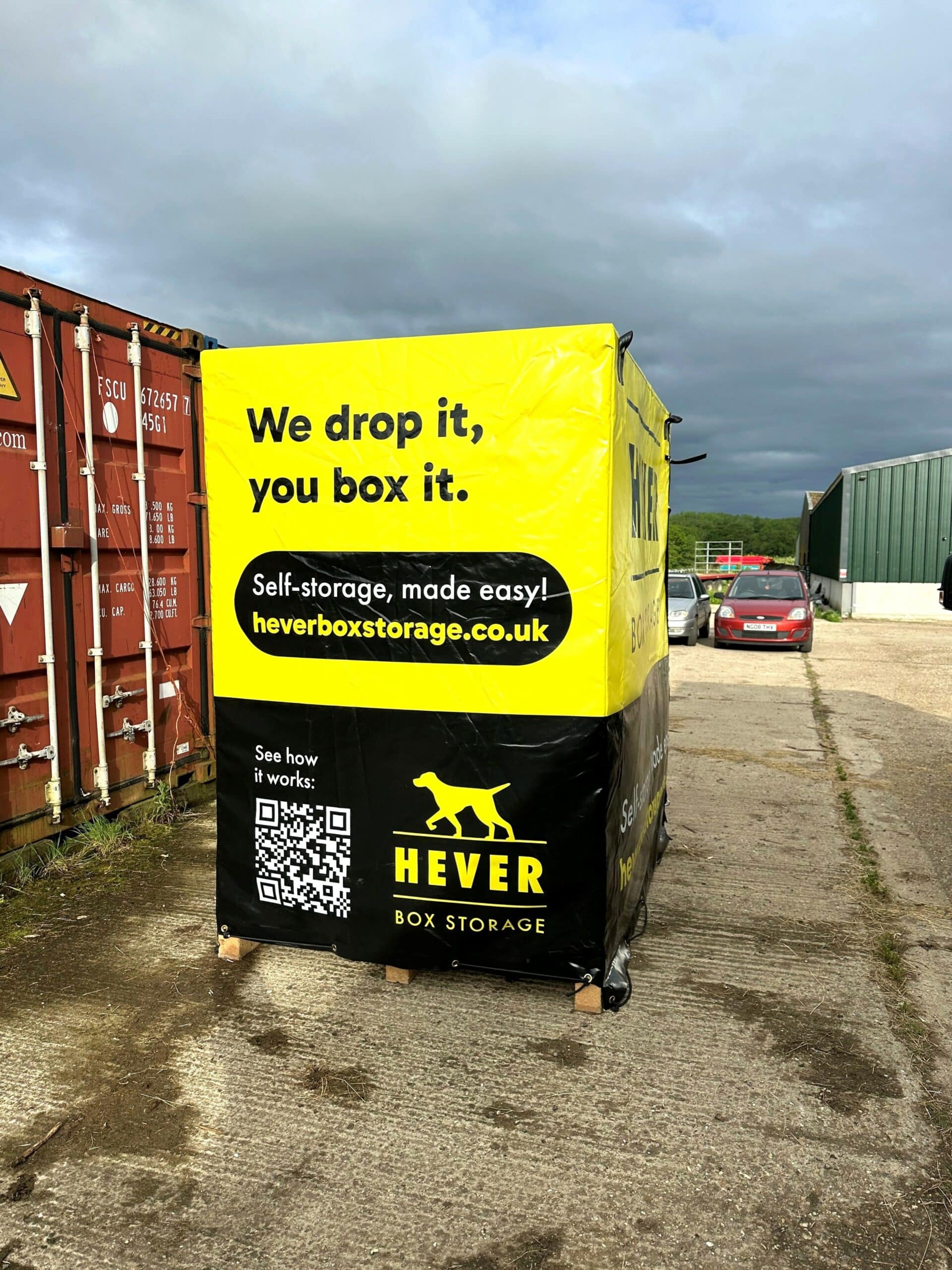 industrial box shaped storage covers